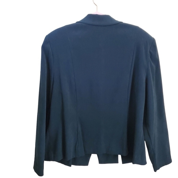 Amanda Smith Vintage Open Collar Button Front Jacket Size 22W - Picture 2 of 4